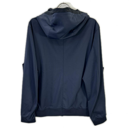 Cross Closet Matte Twist Zip Up Hoodie Navy Size 3