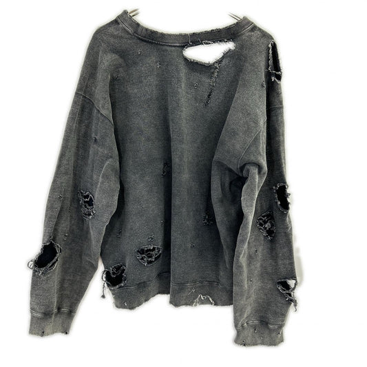 ANCELLM 25SS Hard Crash Sweatshirt Black Size 1