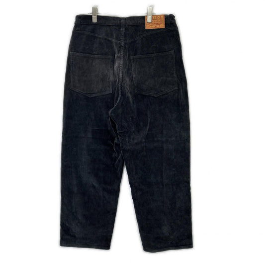 GOLD 21AW Black Corduroy Wide Pants Size L