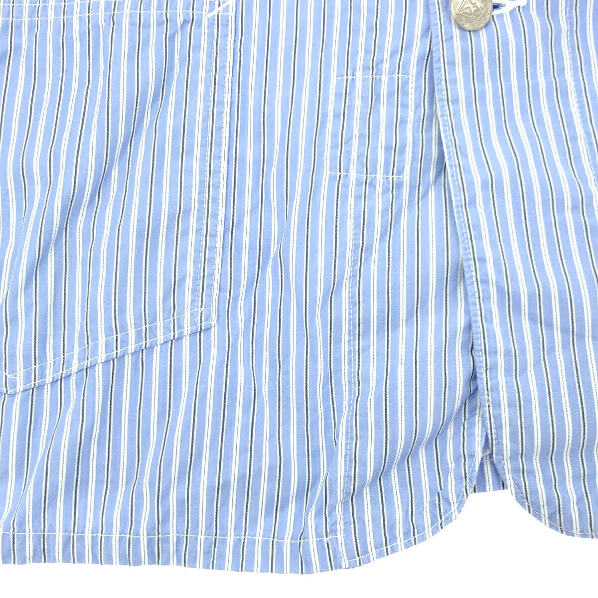 POST O'ALLS 1101L-SB1 Light Blue Stripe Lined No.1 Size M