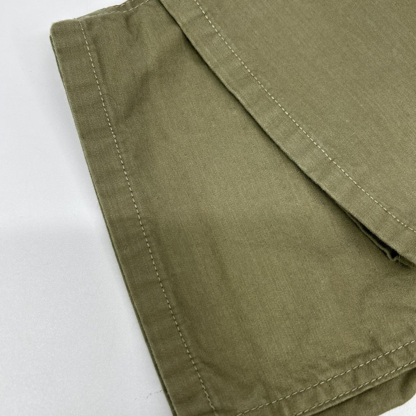 POST O'ALLS Olive Vintage Satin Army Pants