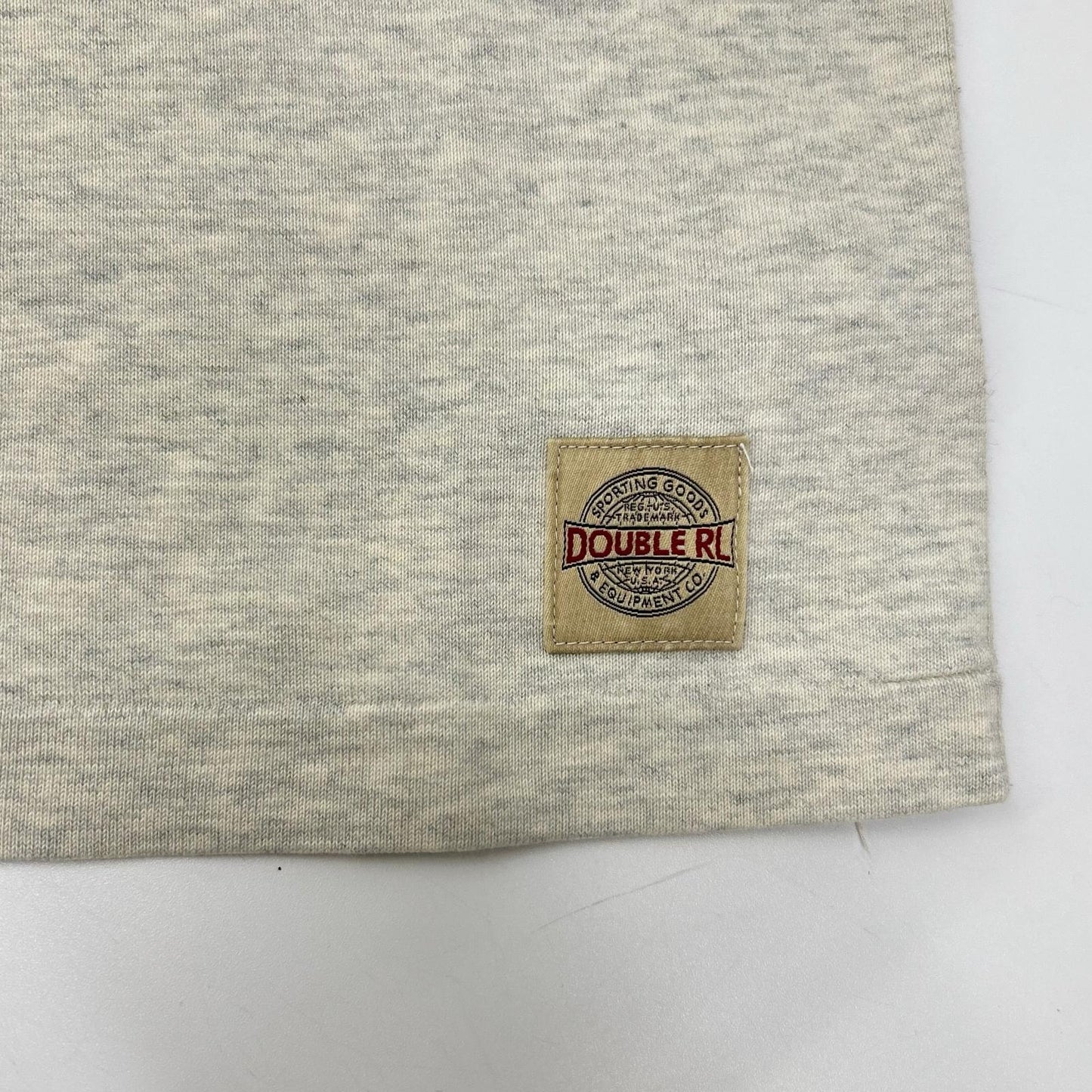 RRL Football Jersey Oatmeal Long Sleeve Eagle Logo Shirt Size XS