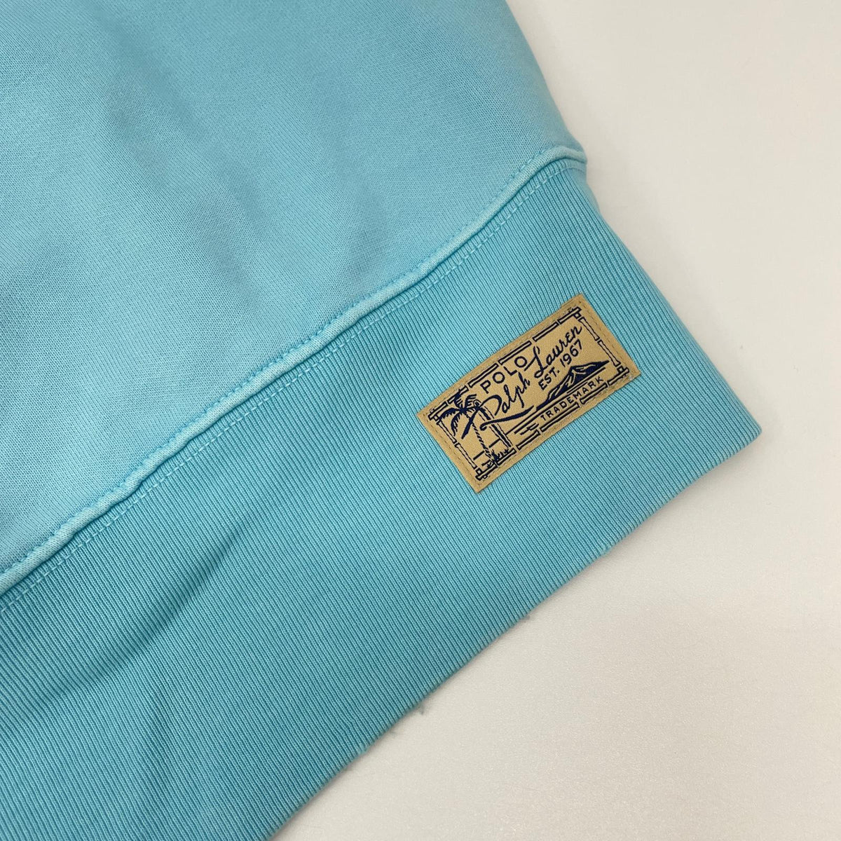 POLObyRalphLauren Light Blue Graphic Sweatshirt Size S