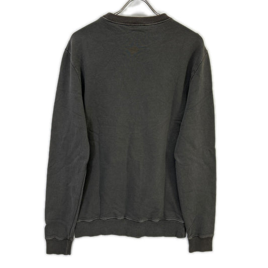 SAINT LAURENT PARIS Faded Gray YSL Logo Sweatshirt Size XS