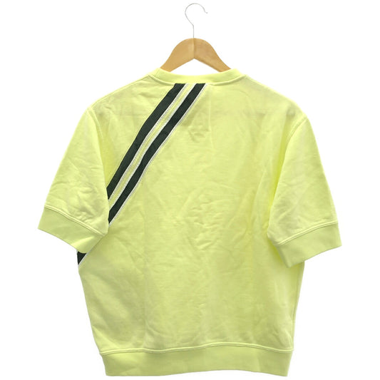 HERMES Yellow Short Sleeve Sweatshirt Size S