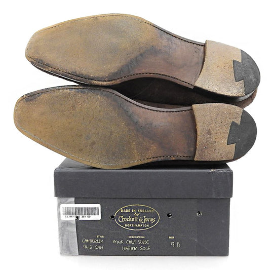 Crockett&Jones Brown Suede Camberley Chukka Boots Size 9