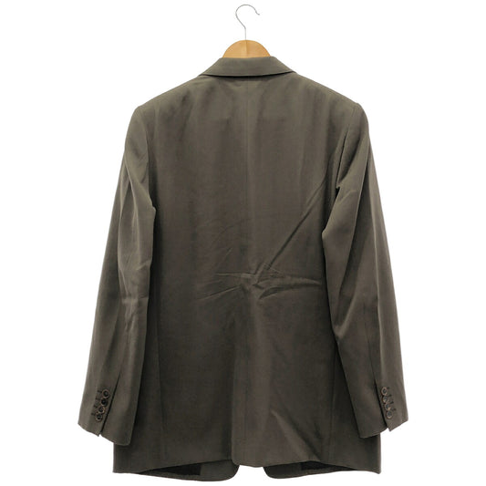 AURALEE 25SS Dark Brown Wool Gabardine Single Jacket Size 4