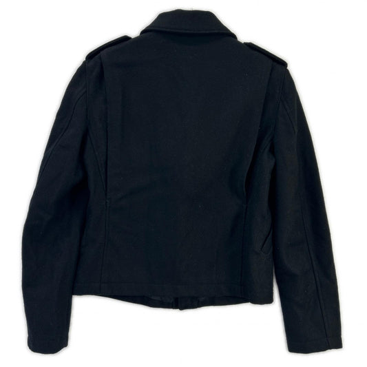 COMMEdesGARCONS SHIRT 11AW Wool Double Riders Jacket Size XS