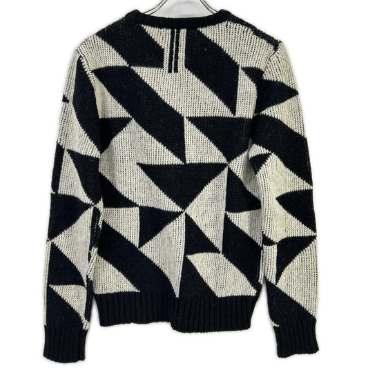 SAINT LAURENT PARIS 15FW Hedi-era Geometric Knit Size S