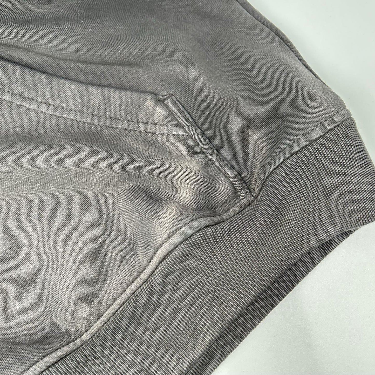 COACH Gray Garment Dye Dice Logo Relaxed Hoodie Size S