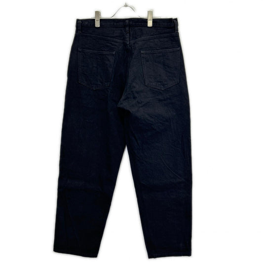 COMOLI C03-03005 Black Tapered Denim Jeans Size 2