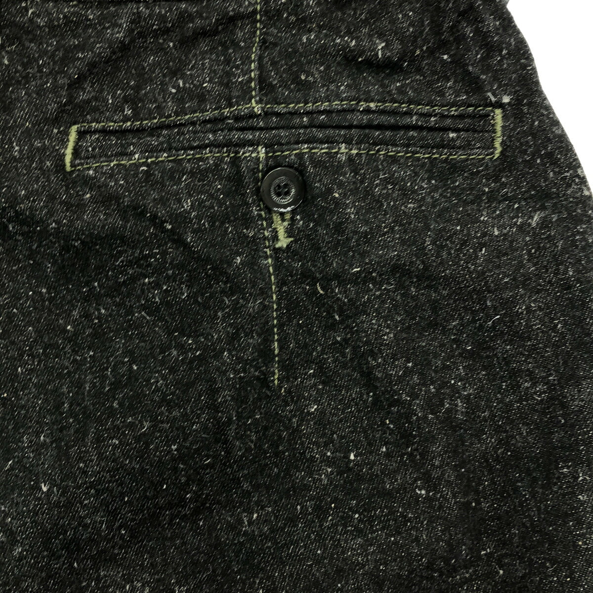 OUTIL Pantalon Melle Cotton Hemp Chino Trousers Black Size 3