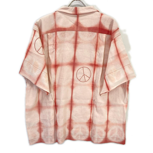 story mfg. 26SS Pink Greetings Peace Clamp Shirt Size L