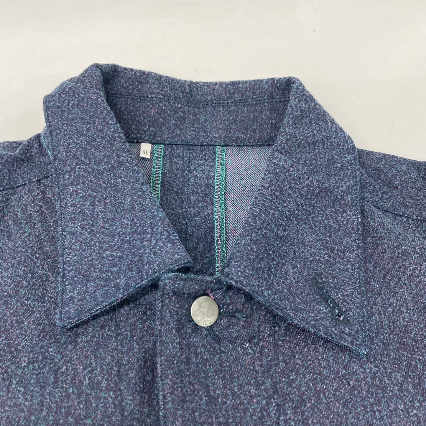 kiivu Denim Work Jacket 12.5oz Rainbow Denim Size L