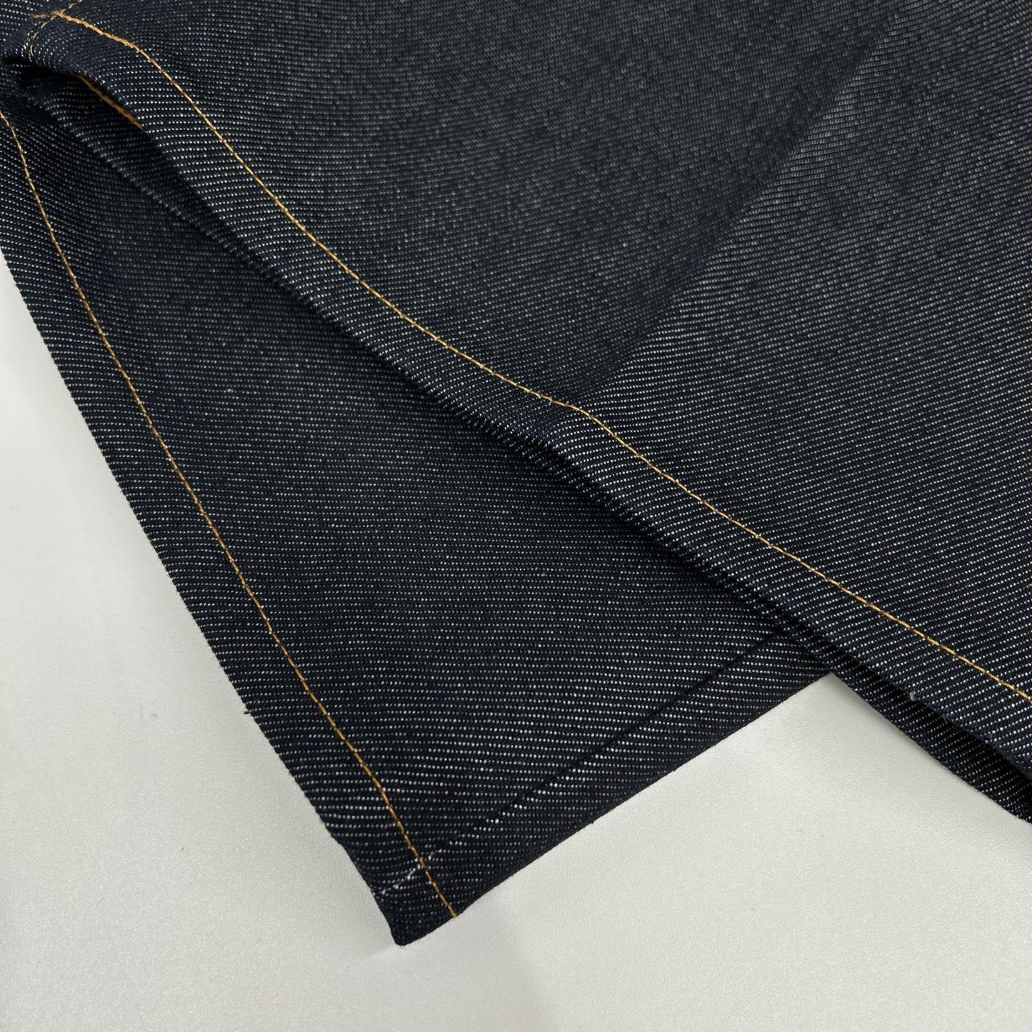 BISOWN 25AW Indigo Rigid Wide Center Press Jeans Size 2