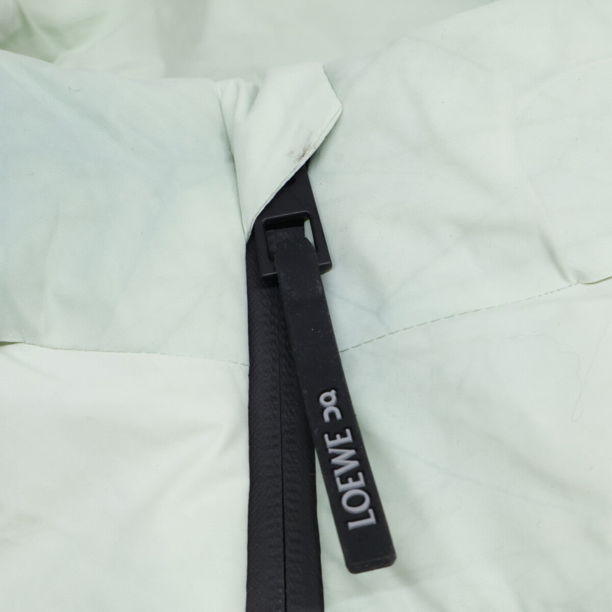 LOEWE x ON Puffer Nylon Hooded Down Light Green Size M