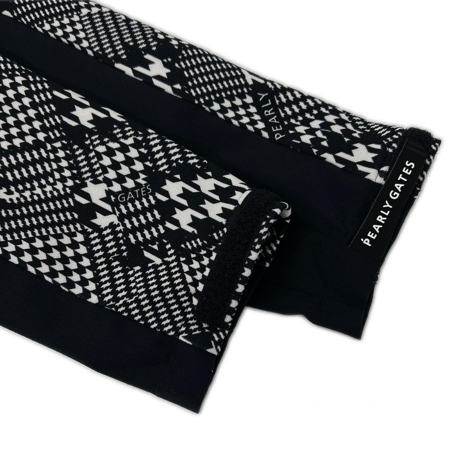 PEARLY GATES Houndstooth Hooded Jacket Black/White Size 6