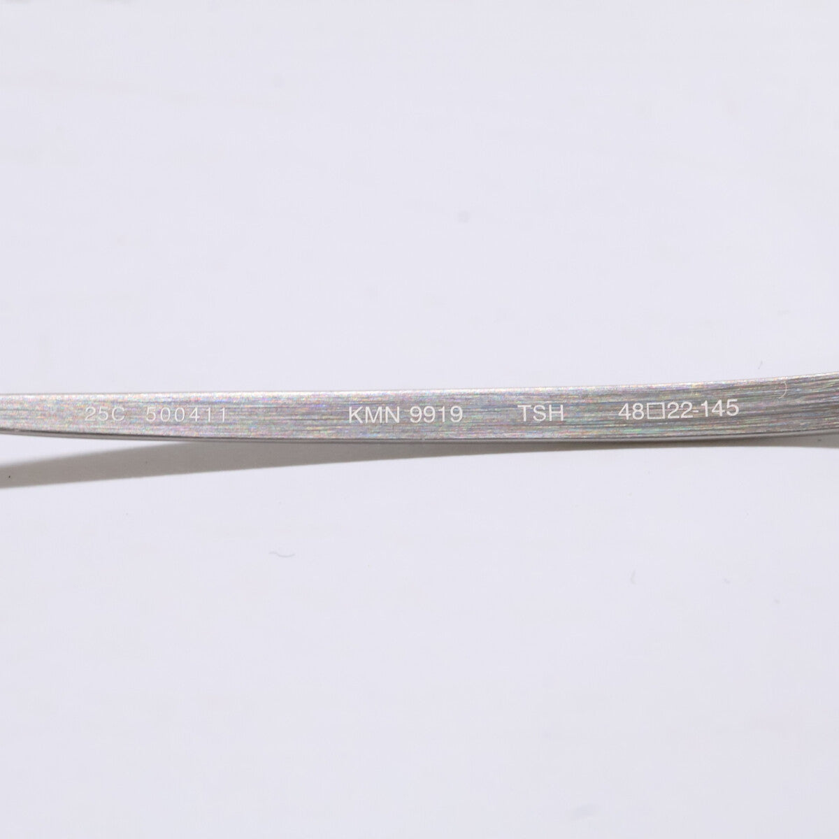 KameManNen KMN9919 TSH Silver Titanium Glasses Size 48X22-145