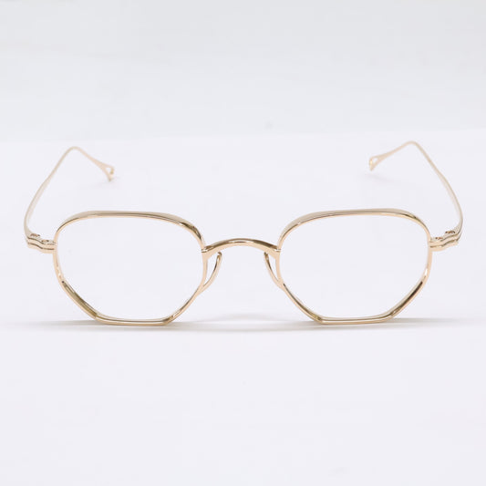 KameManNen KMN9919 GD Gold Titanium Glasses Size 46X22-145