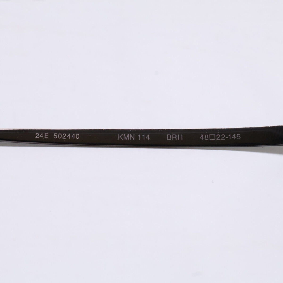 KameManNen KMN114 Square Eyeglasses Brown Size 48X22-145