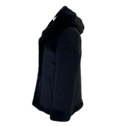 MRC MRC146-LAB049 Mouton Wrap Hooded Coat Size IV