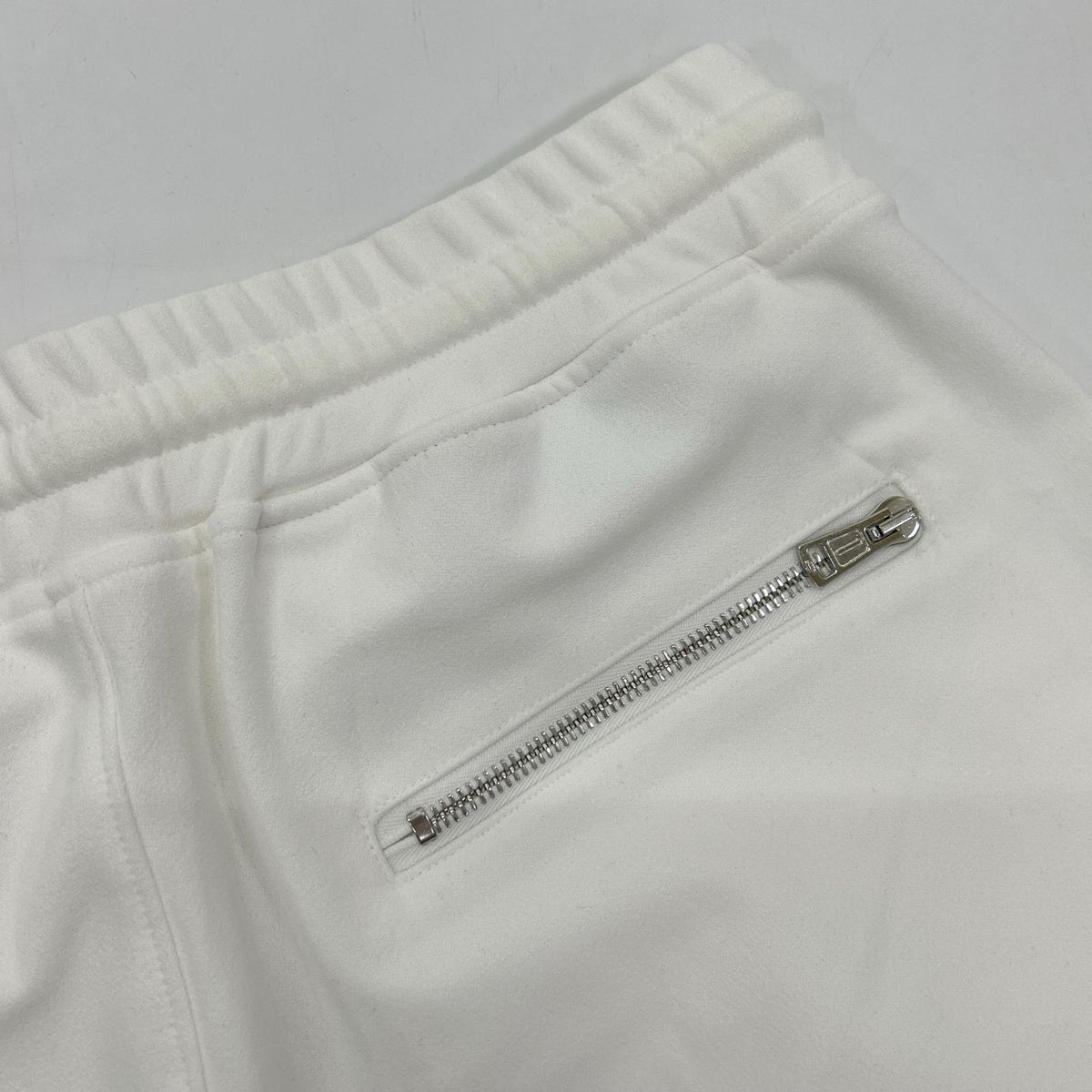 1piu1uguale3 White Polyester Wide Sweat Shorts Sweatshirt Size IV