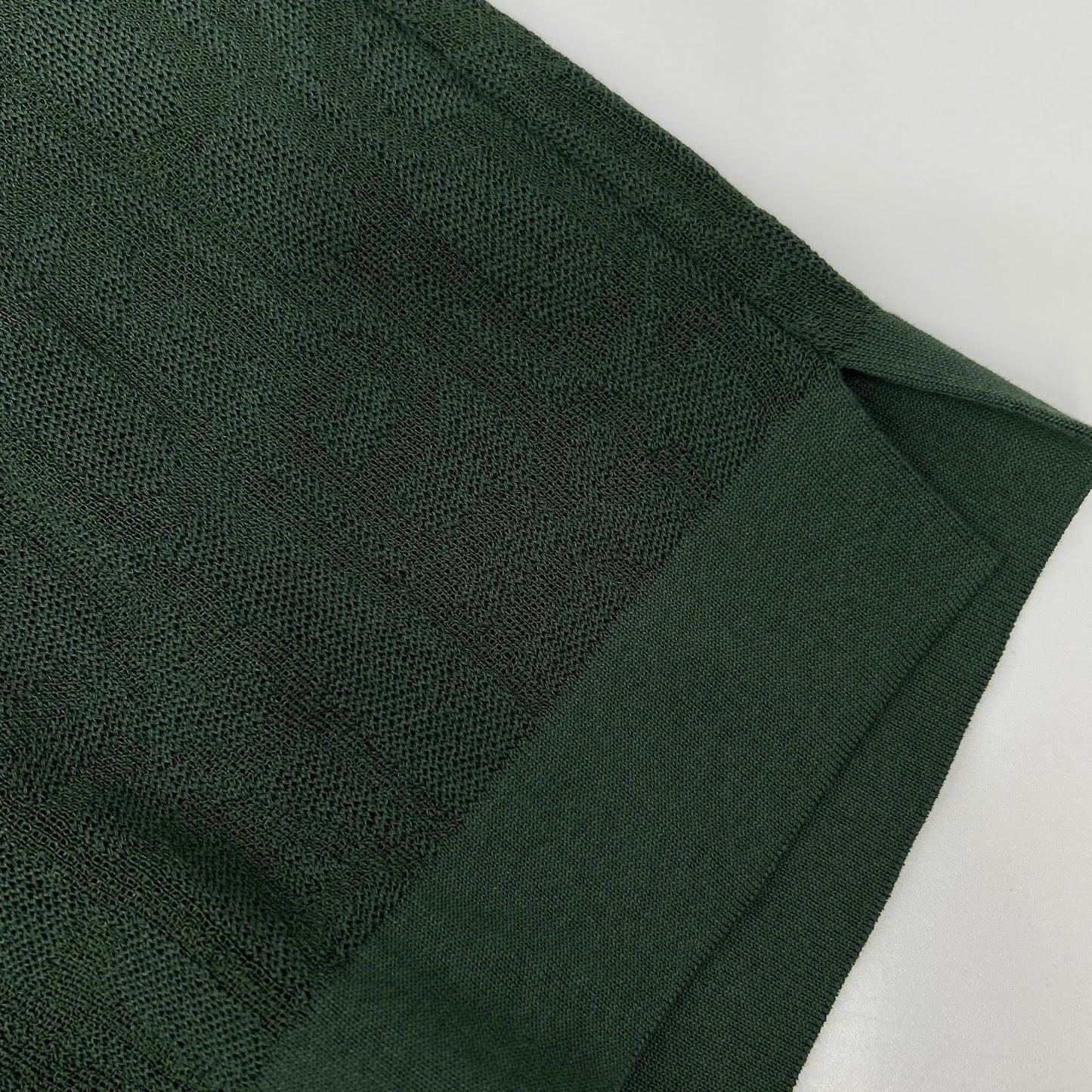 1piu1uguale3 Green Cotton Knit S/S Polo Shirt Size IV