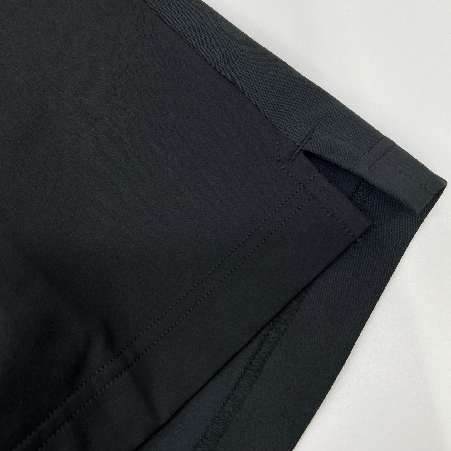1piu1uguale3 Black Polyester S/S Mesh Polo Shirt Size IV