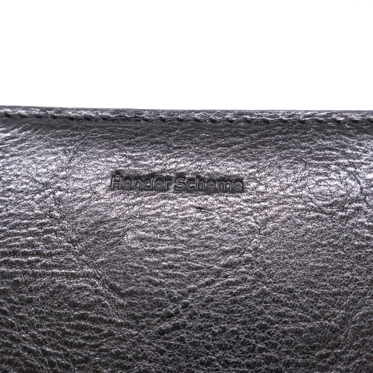 Hender Scheme Cow Leather Wallet Black Size ONE SIZE