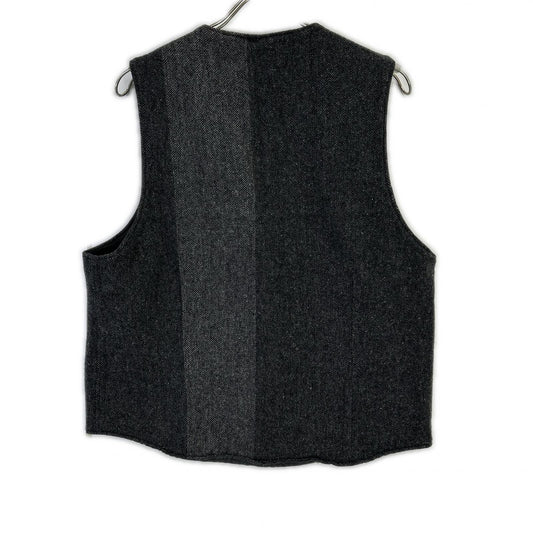 Engineered Garments Wool Herringbone Vest Gray Size L