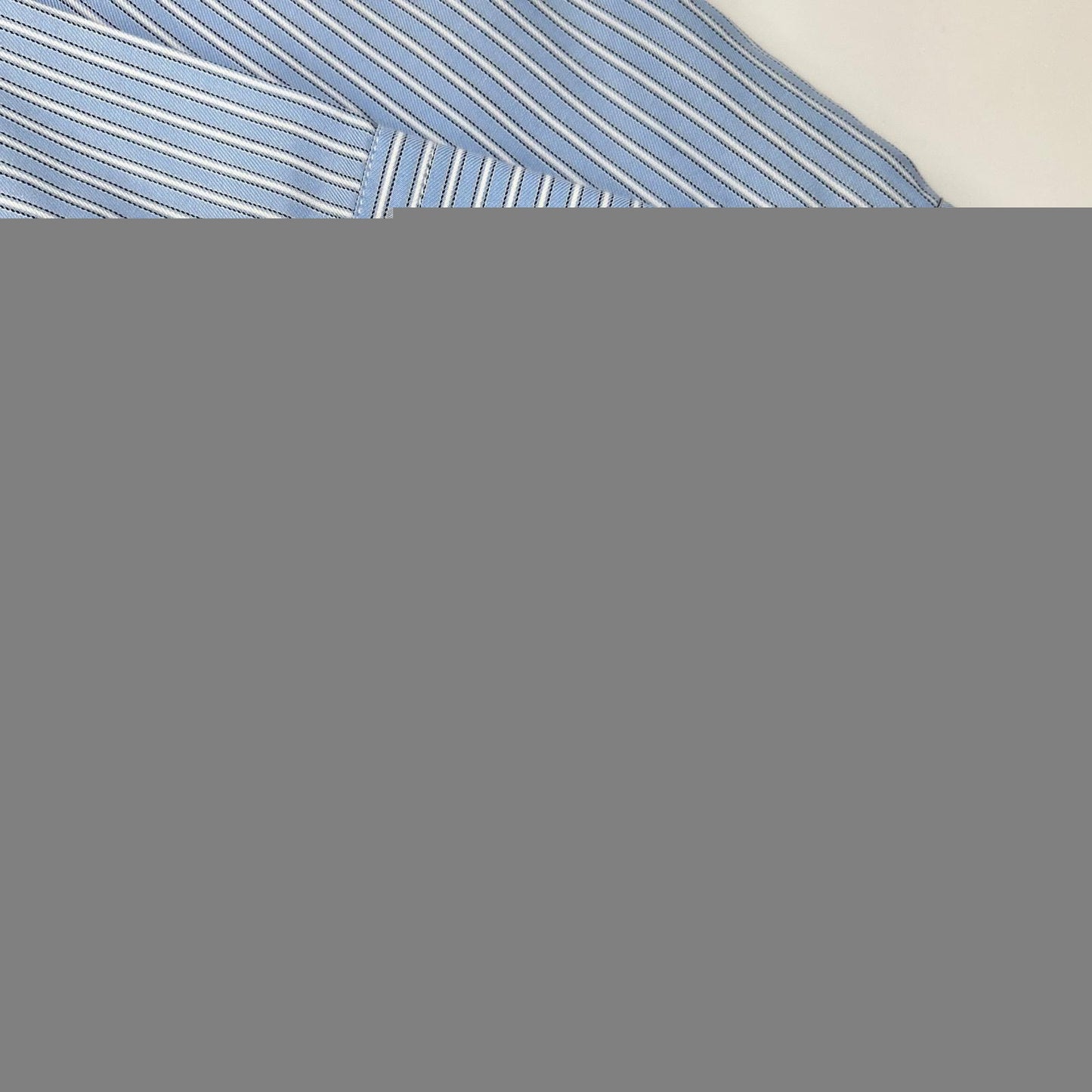 GUCCI Light Blue Stripe Sparrow Long-Sleeve Shirt Size 40
