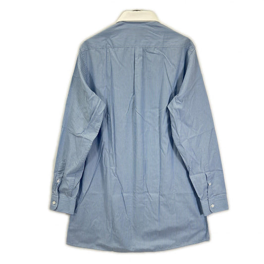 GUCCI Light Blue Stripe Sparrow Long-Sleeve Shirt Size 40