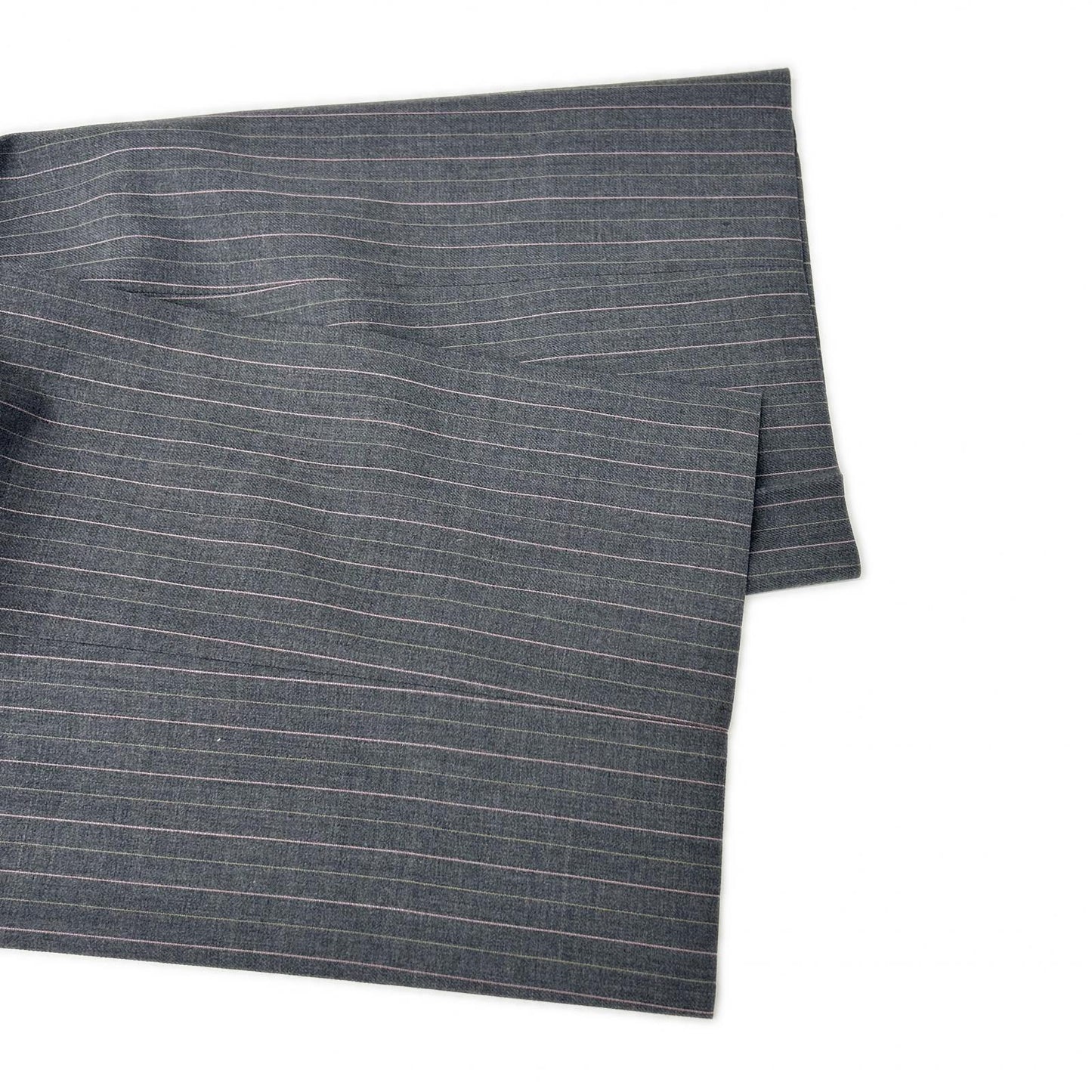 ETRO Gray Stripe All-Over Lining Wool Suit Set Size 48