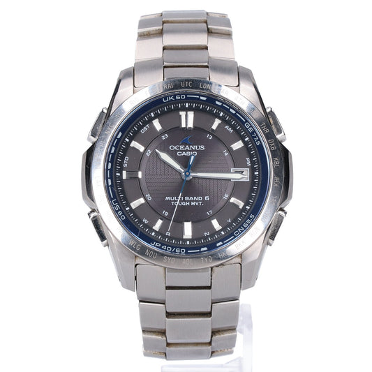 CASIO Oceanus Tough Solar Watch Silver Size ONE SIZE