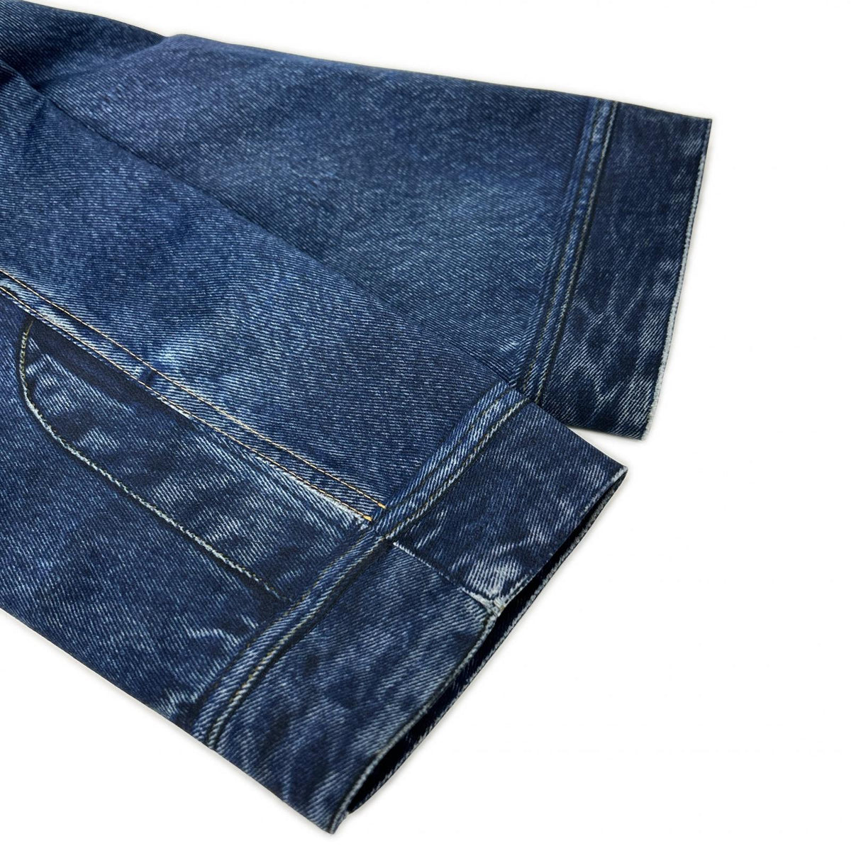 DIESEL 22SS G-KOEN Denim Transfer Coat Blue Size XS