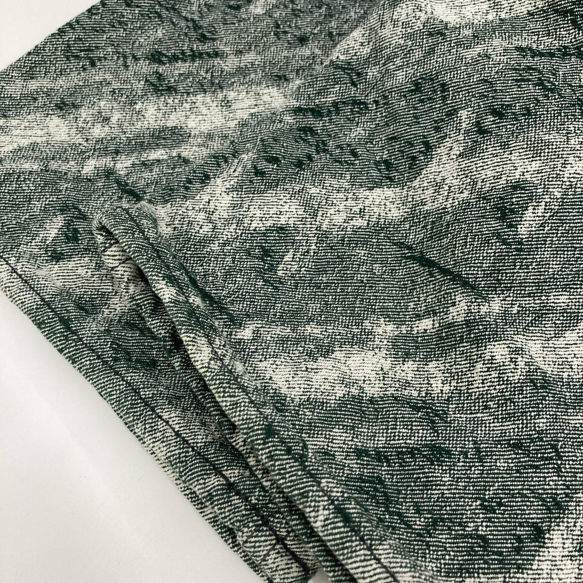ISSEY MIYAKE MEN 07AW A-POC Jacquard Jeans Green Size 35
