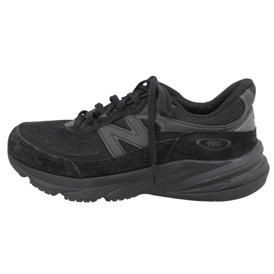 NEW BALANCE 990v6 Triple Black Suede Sneakers Size 10(US)