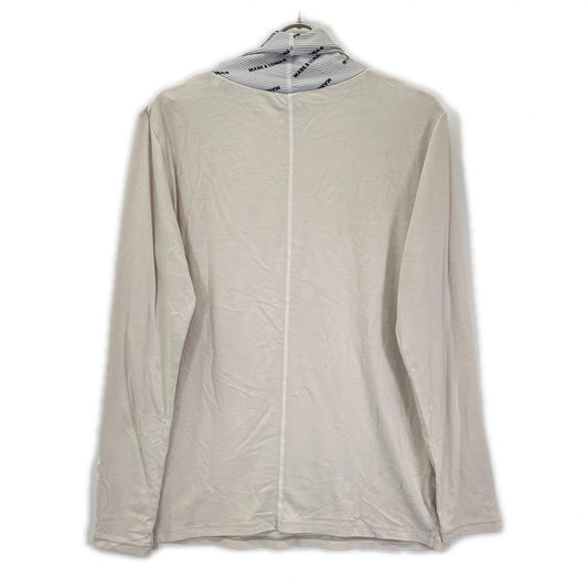 MARK&LONA AWE High Stretch Fleece Mock Shirt Beige Size 50