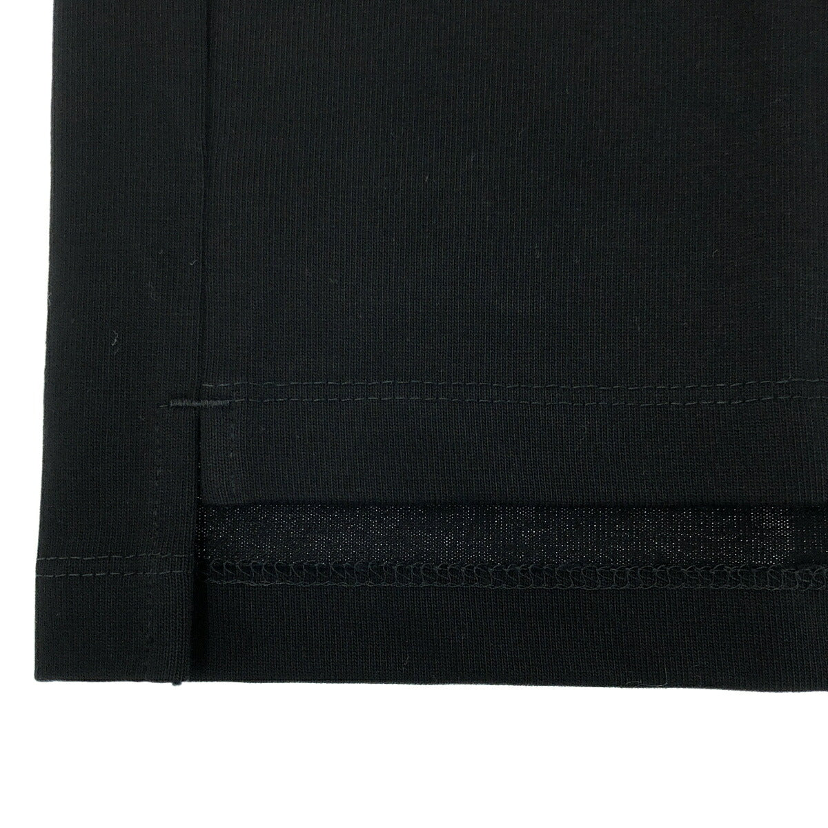 INT- 002A Black Suvin Giza Cotton Crew Long Sleeve T-Shirt Size L