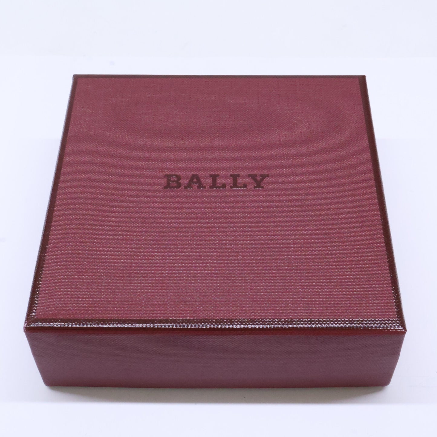 BALLY MYIE Embossed Grain Calf Dark Navy Wallet Size ONE SIZE