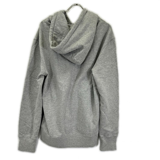 MAISON KITSUNE Chillax Fox Cotton Zip-Up Hoodie Gray Size XL