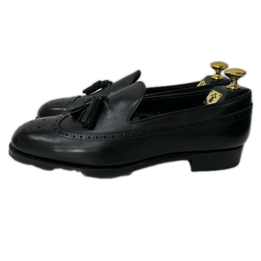 SHUKURO Nihonbashi Tassel Long Wingtip Shoes Black Size 7