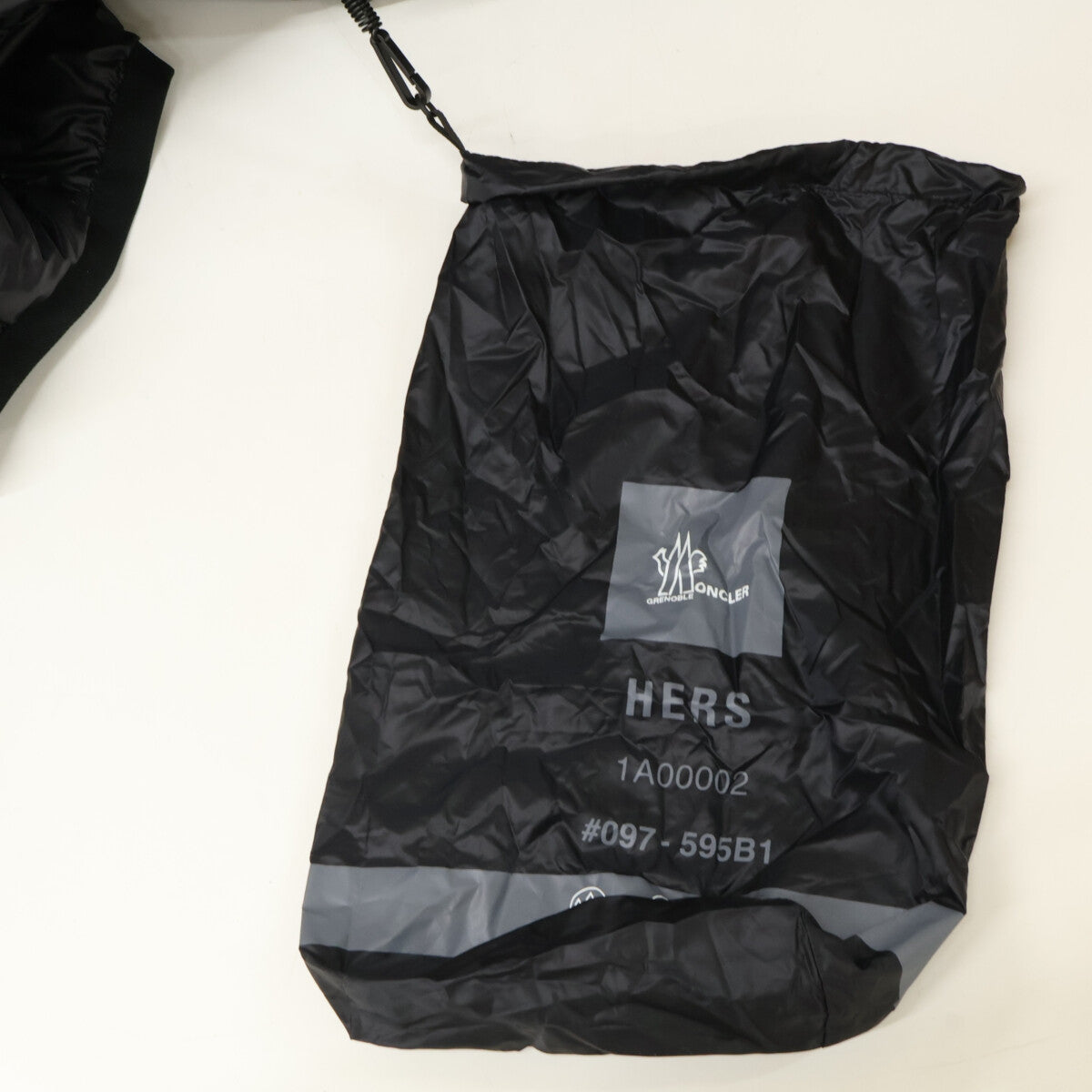 MONCLER Grenoble HERS Ripstop Ski Down Jacket Black Size 2