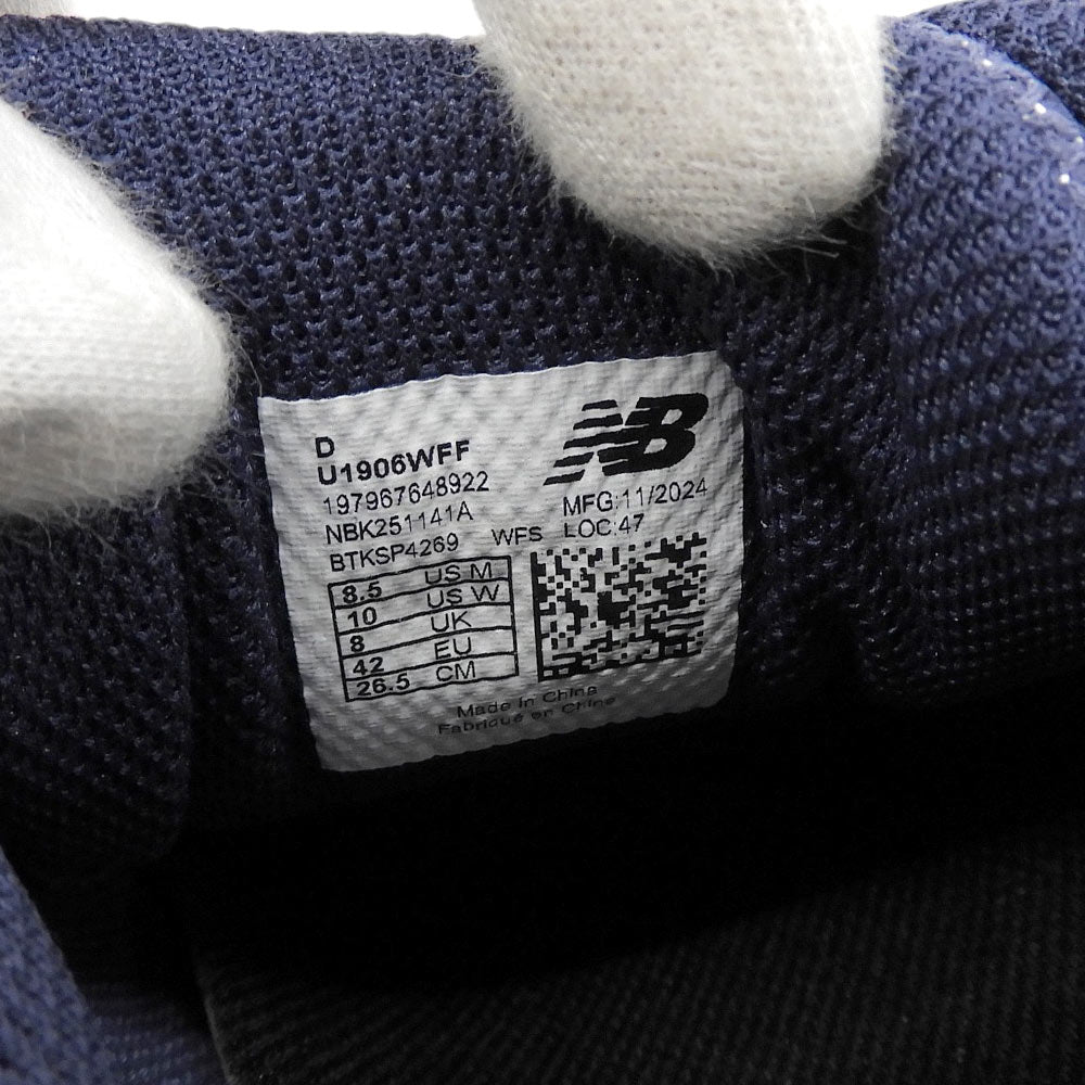 NEW BALANCE 1906W Navy Mesh Low-Cut Sneakers Size 8(UK)