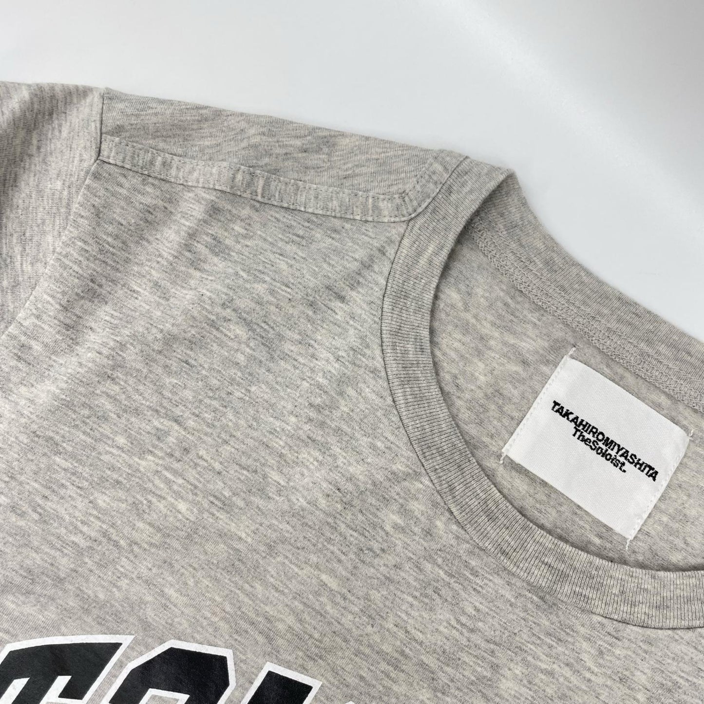 TAKAHIROMIYASHITA The SoloIst. Grey Pocket Tee Size 46