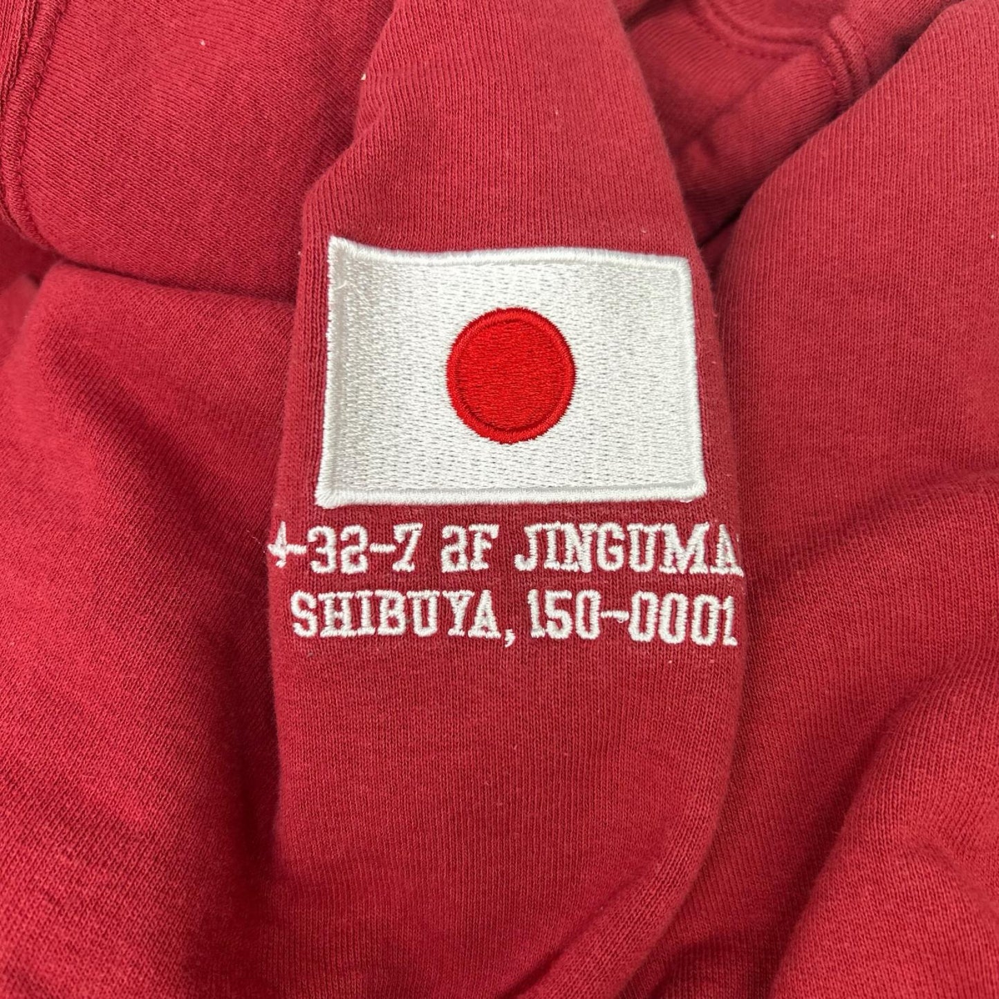 Supreme 26SS Shop Flag Half Zip Sweatshirt Red Size XL