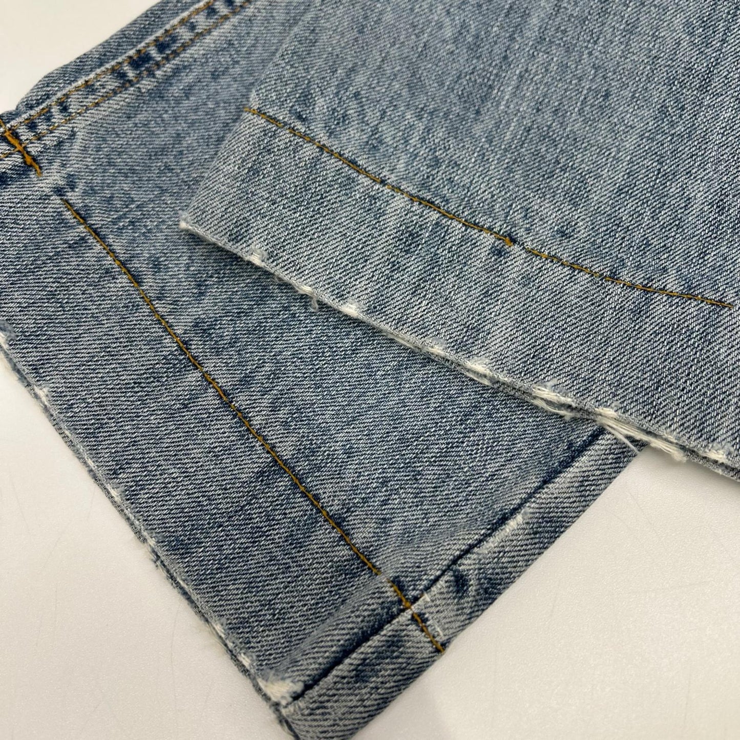 DOLCE&GABBANA Distressed Skinny Denim Light Indigo Size 44