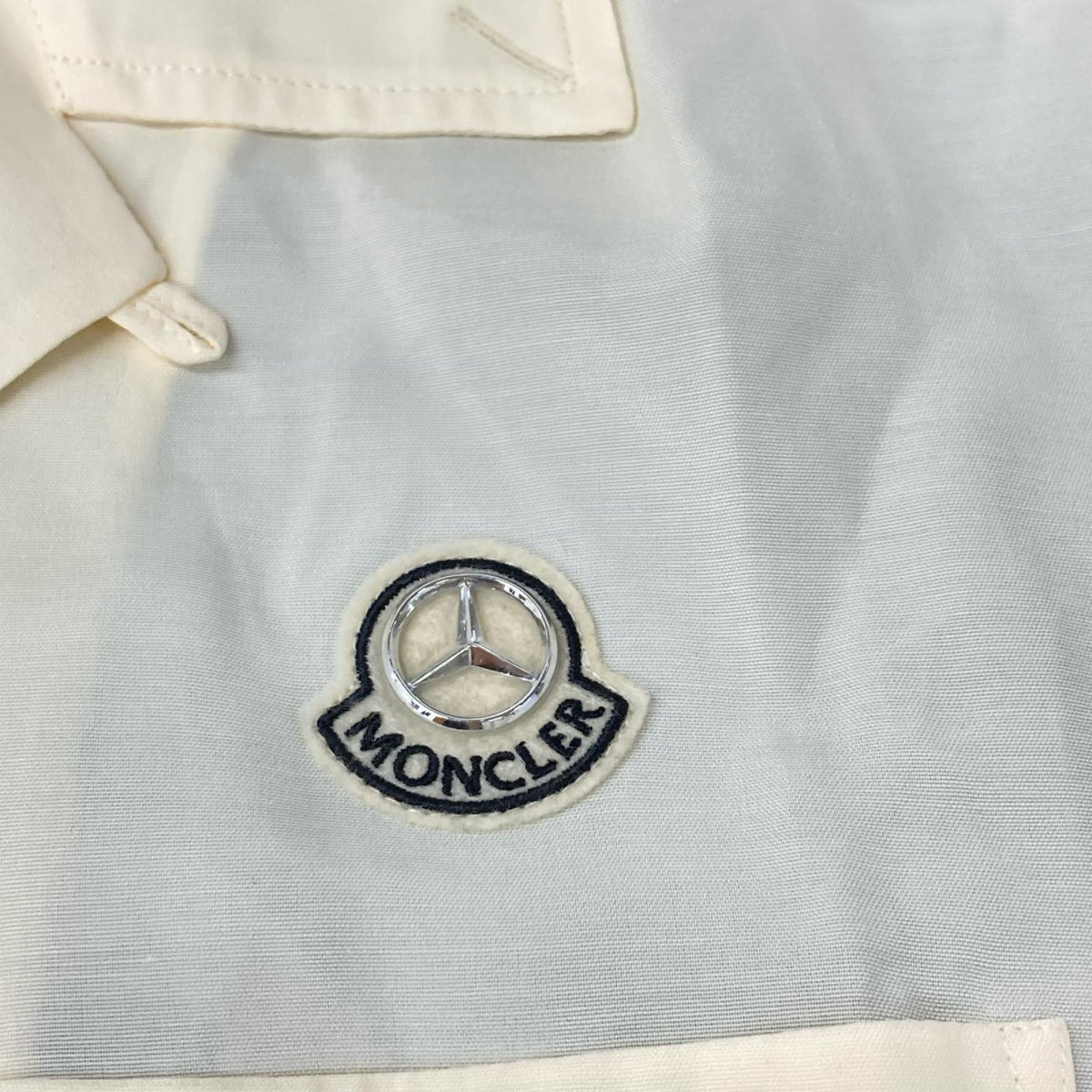 CAMICIA Moncler Genius x NIGO Back Print Shirt Ivory Size 50