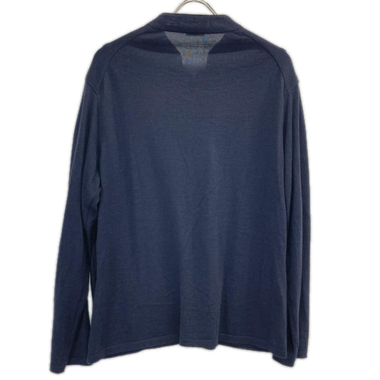 COMOLI 23SS Cashmere Silk Knit Jacket Navy Size 1