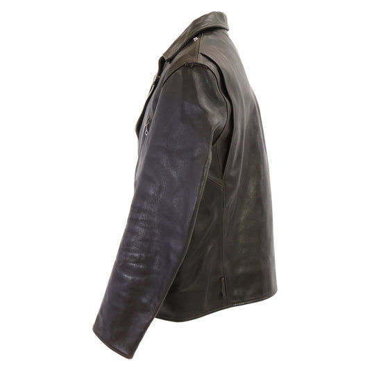 FINECREEKLEATHERS Leon Custom Horsehide Rider Jacket Size 44